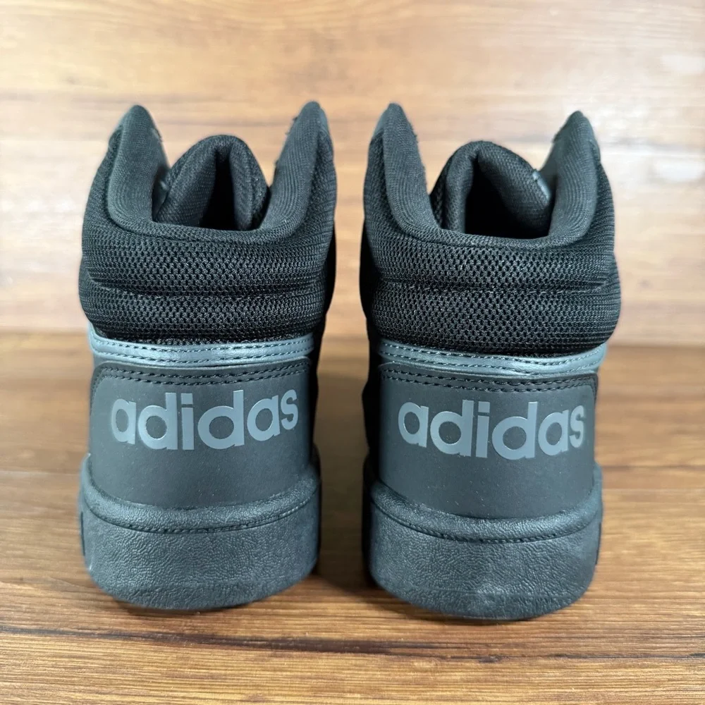 Adidas Hoops 3.0 Basketball Shoes Men’s Size 6.5 Lace Up Sneakers Triple‎ Black